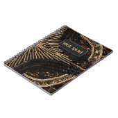  kijk op ingewikkeld gebundeld patroonpatroon - jo notitieboek (Linkerzijde)