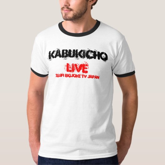 kijk op kabukicho live@ 3gsm biografie t-shirt (Voorkant)