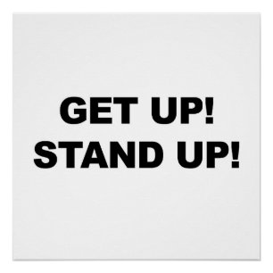 KIJK OP! KIJK OP! PROTEST! POSTER