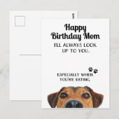 Kijk op naar jou Grappige Gefeliciteerd Mama Verja Briefkaart (Voorkant / Achterkant)