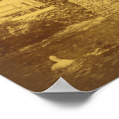 kijk op waterwiel Duck Pond Poster (Hoek)