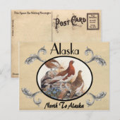 kijk Oude Briefkaart Alaska Staat (Voorkant / Achterkant)