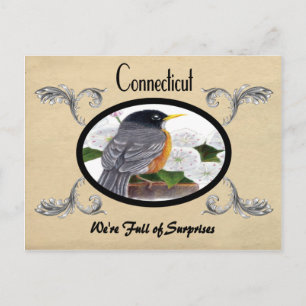  kijk Oude Briefkaart Connecticut