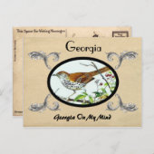  kijk Oude Briefkaart Georgische Ststa (Voorkant / Achterkant)