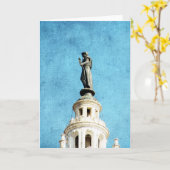 Kijk over de Plaza Kaart (Gele Bloem)