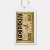  kijk "POISON" Halloween Cadeaulabel (Voorkant)
