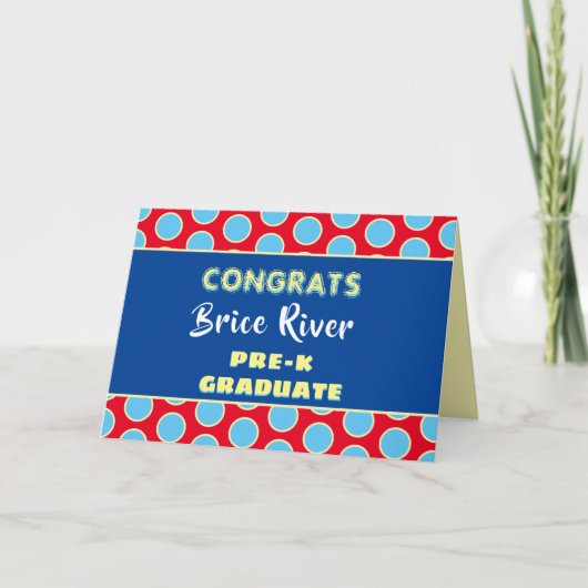 Kijk! Pre-K afstuderen kaart (Voorkant)