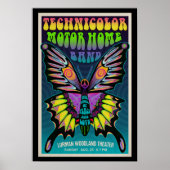  kijk Psychedelische Butterfly TMH concert Poster (Voorkant)