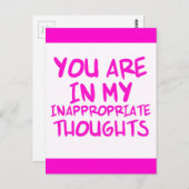 KIJK QUOTES IN MIJN ONGESCHIKTE DENKEN BRIEFKAART (Voorkant / Achterkant)