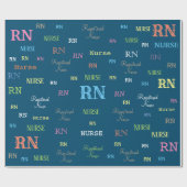 Kijk! RN (Registered Nurse)-inpakpapier Cadeaupapier (Vlak)