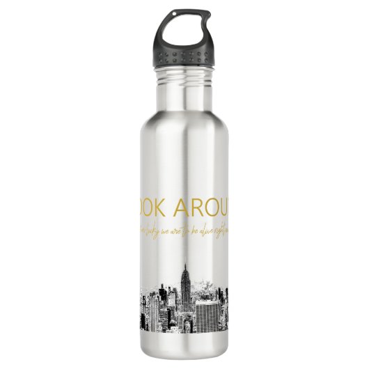 Kijk rond met Hamilton Water Fles (Voorkant)