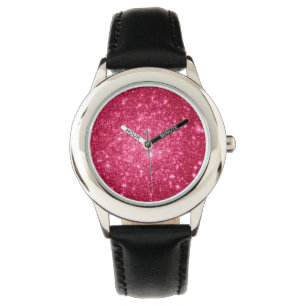 Kijk: Roze Sterren Horloge