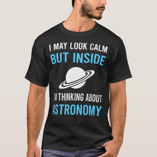 Kijk rustig Astronomie T-shirt (Voorkant)