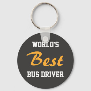 Kijk! 's Werelds beste bus driver sleutelhanger