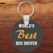 Kijk! 's Werelds beste bus driver sleutelhanger (Voorkant)