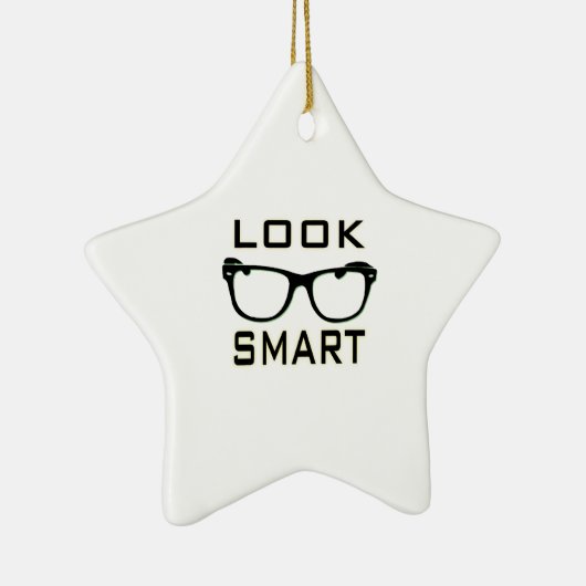 Kijk slim keramisch ornament (Rechts)