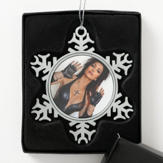 Kijk sneeuwvlokker ornament (Kistje)