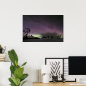 "Kijk terug." Border Collie Poster (Thuiskantoor)