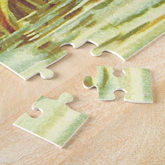  kijk, twee eenden dicht bij een waterpuzzel legpuzzel (Zijkant)