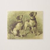  Kijk, twee honden Jigzaag Puzzle Legpuzzel (Horizontaal)