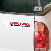 Kijk twee keer bumpersticker (Op Truck)