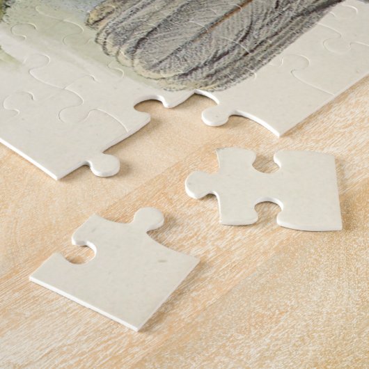  kijk, twee vogels puzzel (Zijkant)