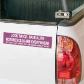 Kijk tweemaal 1 bumpersticker (Op Truck)