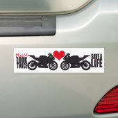 Kijk tweemaal ・ Sparen een Bumpersticker van het L (Op auto)