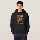 Kijk uit 11e klas hier kom ik elfde dinosaurus hoodie (Voorkant volledig)