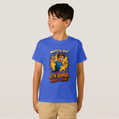 Kijk uit 4e Grade Comic Terug naar School T-shirt (Voorkant volledig)