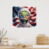 Kijk uit Amerika  Poster (Keuken)