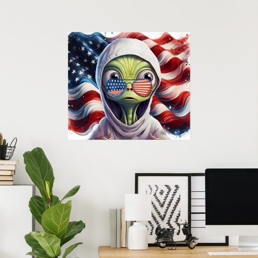 Kijk uit Amerika  Poster (Thuiskantoor)