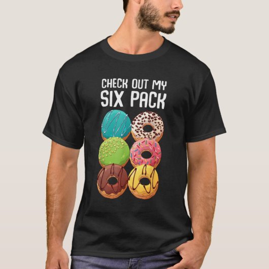 Kijk uit bij mijn 6-pak Donut T-shirt (Voorkant)