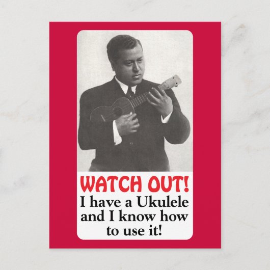 Kijk uit! Briefkaart (Voorkant)