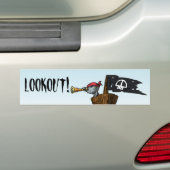 KIJK UIT! BUMPERSTICKER (Op auto)