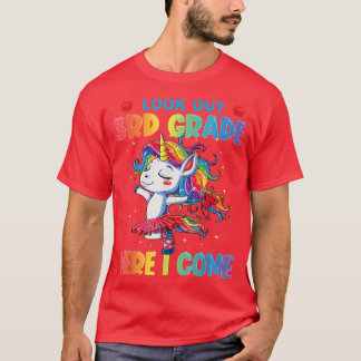 Kijk uit de 3de graad hier ik kom Unicorn T-shirt
