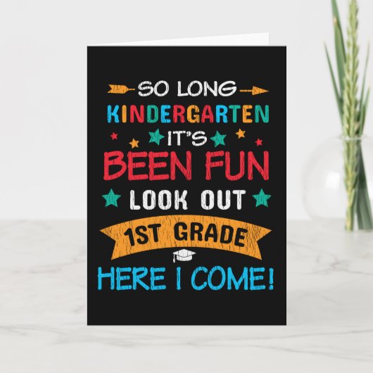 Kijk uit de eerste graad hier ik kom Kinder terug  Kaart (Voorkant)