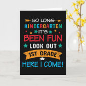 Kijk uit de eerste graad hier ik kom Kinder terug  Kaart (Gele Bloem)