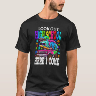 Kijk uit de middelbare school hier ik kom Monster T-shirt
