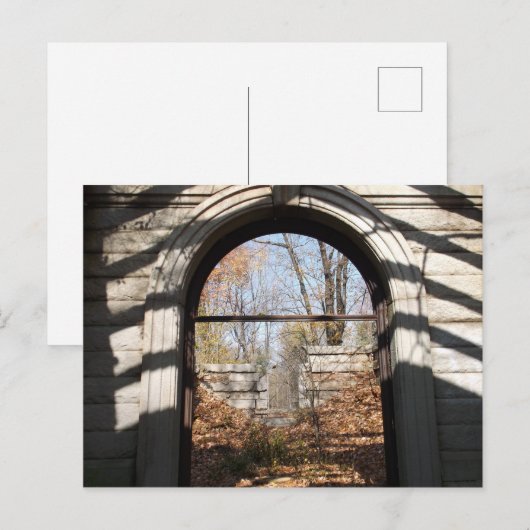 Kijk uit door de Ruin Briefkaart (Voorkant / Achterkant)