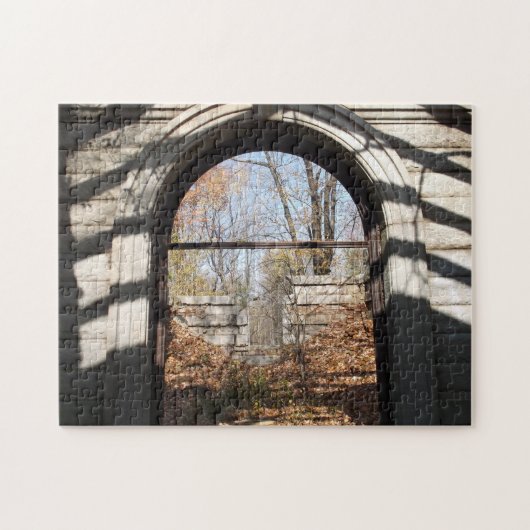 Kijk uit door de Ruin Legpuzzel (Horizontaal)