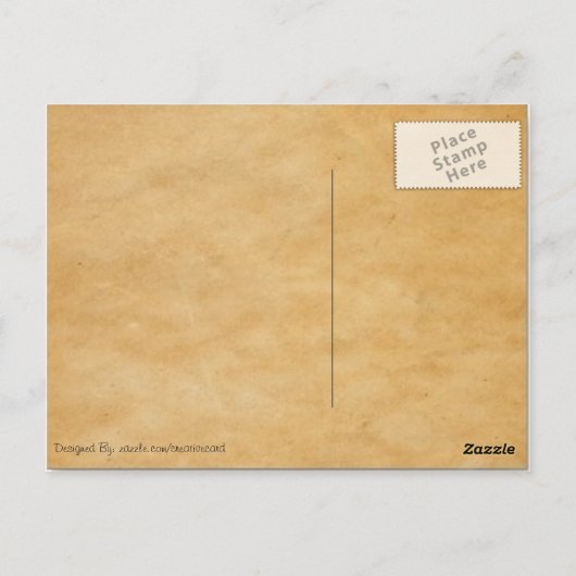  Kijk uit het Oude Briefkaart van Delaware (Achterkant)