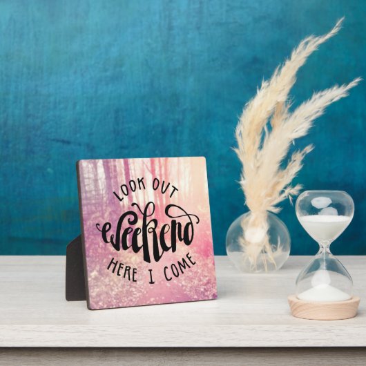 Kijk uit het weekend hier ik kom 2 fotoplaat (Insitu)