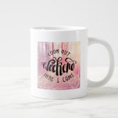 Kijk uit het weekend hier ik kom 2 grote koffiekop (Rechts)