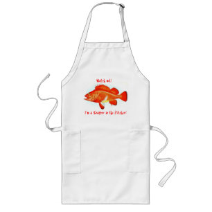 Kijk uit! Ik ben een snapper in de keuken Lang Schort