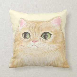 Kijk uit! Ik staar naar je. Kat Pillow Kussen
