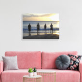 Kijk uit in de oceaan canvas afdruk (Insitu (Woonkamer))