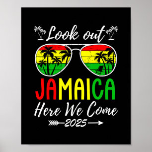 Kijk uit Jamaica 2025 We komen eraan Gezinsvakanti Poster