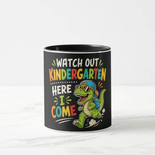 Kijk uit kleuterschool hier kom ik Dino Mok (Midden)