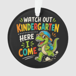 Kijk uit kleuterschool hier kom ik Dino Ornament